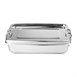 Récipient réutilisable en inox pour plats à emporter Fiesta 180x120mm