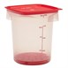 Égouttoir en polypropylène Cambro FreshPro CamRound rouge
