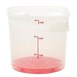 Égouttoir en polypropylène Cambro FreshPro CamRound rouge