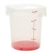 Égouttoir en polypropylène Cambro FreshPro CamRound rouge