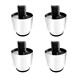 Pieds Buffalo pour plaque à induction 4 zones (lot de 4)