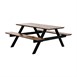 Ensemble table de pique-nique rectangulaire Acacia avec bancs Bolero