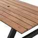 Ensemble table de pique-nique rectangulaire Acacia avec bancs Bolero