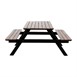 Ensemble table de pique-nique rectangulaire Acacia avec bancs Bolero