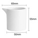 Pots à lait blancs Olympia Origin 70 ml (lot de 4) 