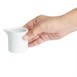 Pots à lait blancs Olympia Origin 70 ml (lot de 4) 