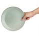 Assiettes plates bleu vert Olympia Origin 200mm (lot de 4) 
