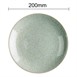 Assiettes plates bleu vert Olympia Origin 200mm (lot de 4) 