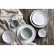 Assiettes plates bleu vert Olympia Origin 260mm (lot de 4) 