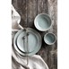 Assiettes plates bleu vert Olympia Origin 260mm (lot de 4) 