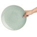 Assiettes plates bleu vert Olympia Origin 260mm (lot de 4) 