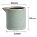 Pots à lait bleu vert Olympia Origin 70 ml (lot de 4) 