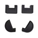 Pieds en caoutchouc pour batteur planétaire Buffalo 20 L (lot de 4) 