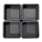 Pieds en caoutchouc pour batteur planétaire Buffalo 20 L (lot de 4) 