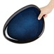 Assiettes triangulaires Olympia Luna bleu nuit 275x210mm (lot de 6) 