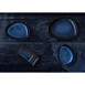Assiettes triangulaires Olympia Luna bleu nuit 275x210mm (lot de 6) 