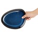 Assiettes triangulaires Olympia Luna bleu nuit 207x158mm (lot de 6)