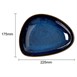 Bols triangulaires Olympia Luna bleu nuit 228x175mm (lot de 6) 