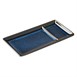 Assiettes à compartiment rectangulaires Olympia Luna bleu nuit 204x105mm (lot de 6)