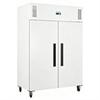 Armoire réfrigérée négative blanche Polar série G 2 portes 1 152L