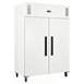 Armoire réfrigérée négative blanche Polar série G 2 portes 1 152L
