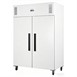 Armoire réfrigérée négative blanche Polar série G 2 portes 1 152L
