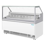 Vitrine à glace Polar Série U 9 bacs