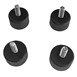 Pieds en caoutchouc Buffalo (lot de 4) 
