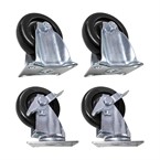 Lot de 4 roulettes complètes Buffalo