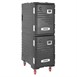 Conteneur isotherme GN double à chargement frontal Vogue noir 