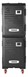 Conteneur isotherme GN double à chargement frontal Vogue noir 