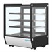 Vitrine réfrigérée de comptoir carrée vitrée série G 145Ltr Polar