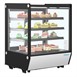 Vitrine réfrigérée de comptoir carrée vitrée série G 145Ltr Polar