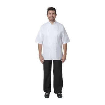 Veste chef unisexe Chef Works Executive Capri blanche
