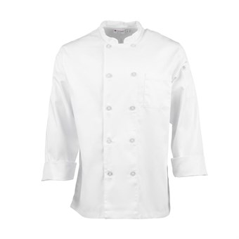 Veste de cuisine mixte Le Mans Chef Works blanche XL