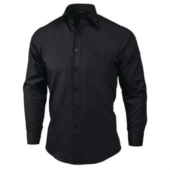 Chemise habillée mixte Uniform Works noire