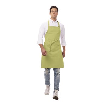 Tablier bavette Chef Works vert anis