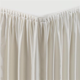 Nappe et juponnage écrus - modèle froncé