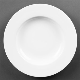 Assiettes à pâtes blanches 310mm Olympia (Lot de 4)