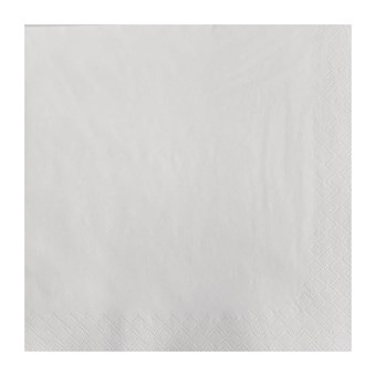 Serviettes en papier professionnelles blanches Fasana 400mm (Lot de 1000)