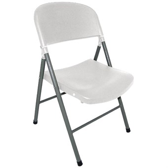 Chaises pliantes Bolero blanches (lot de 2)