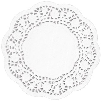 Napperons ronds en papier Olympia 100mm (Lot de 250)