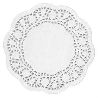 Napperons ronds en papier Olympia 300mm (Lot de 250)