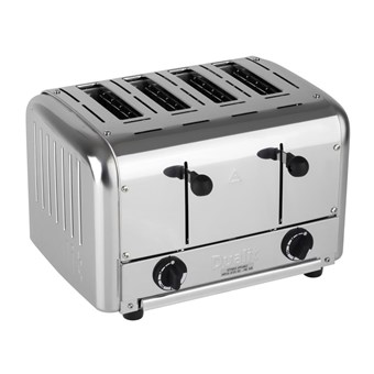 Grille-pain traiteur 4 tranches inox Dualit 49900