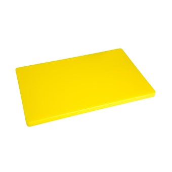Planche à découper épaisse basse densité Hygiplas jaune