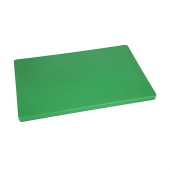 Planche à découper épaisse basse densité Hygiplas verte