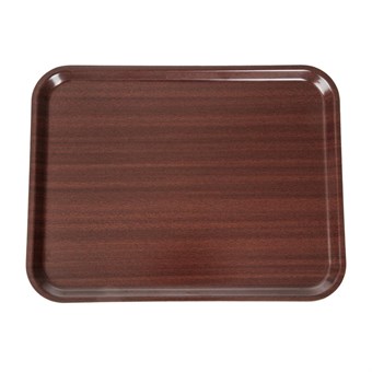 Plateau stratifié lisse Capri Cambro acajou 