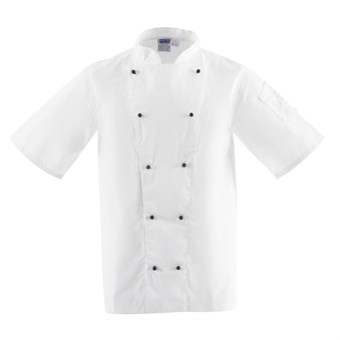 Veste de cuisine mixte Whites Chicago manches courtes blanche