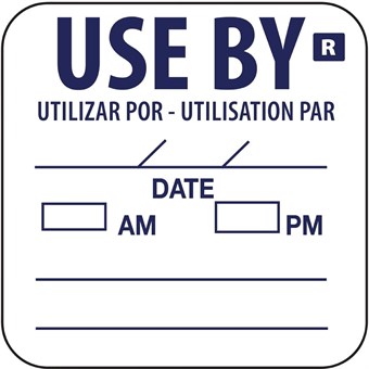 Etiquettes Hygiplas a utiliser avant le (Lot de 1000)