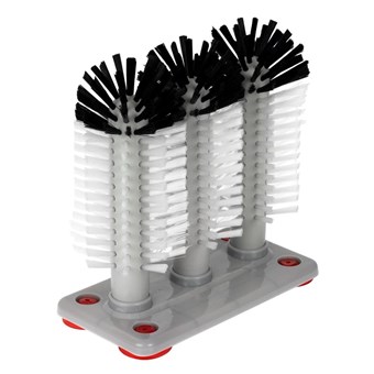 Brosse à verres triple Jantex